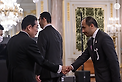 Khaled bin Mohamed bin Zayed visits State Guest House, Akasaka Palace in Tokyo to offer condolences on the passing of former Japanese Prime Minister Shinzo Abe