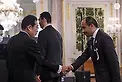 Khaled bin Mohamed bin Zayed visits State Guest House, Akasaka Palace in Tokyo to offer condolences on the passing of former Japanese Prime Minister Shinzo Abe