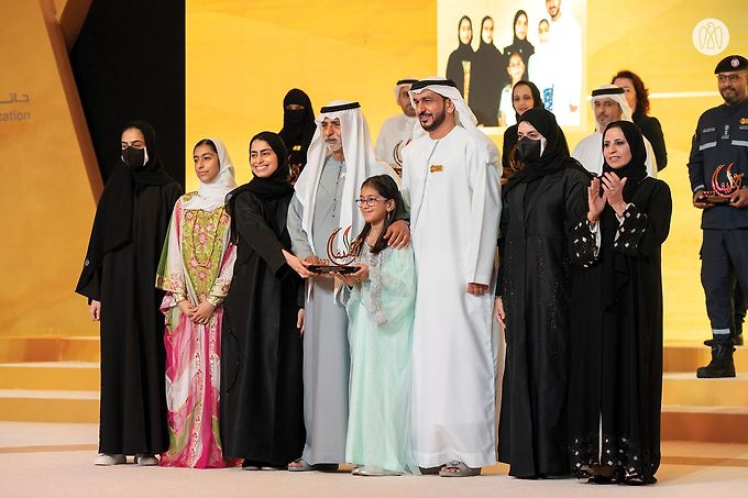 Under the patronage of Mansour bin Zayed and in the presence of Nahyan bin Mubarak, 16th Khalifa Award for Education honours winners