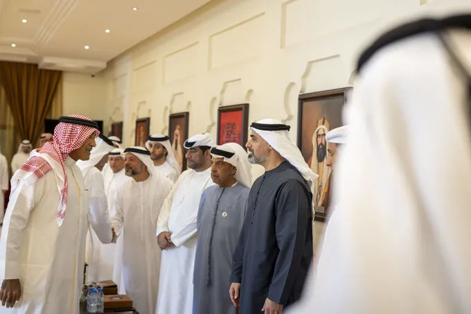 Khaled bin Mohamed bin Zayed offers condolences on the passing of Al Sayed Moussa Al Sayed Abdul-Raheem Al Hashemi