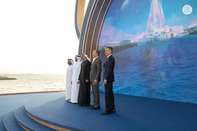 Khaled bin Mohamed bin Zayed witnesses the announcement of Disney Theme Park Resort project on Yas Island, Abu Dhabi