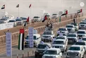 Rashid bin Hamdan bin Mohammed and Mohammed bin Hamdan bin Zayed award winners of final competitions at 2nd Al Ain Camel Racing Festival