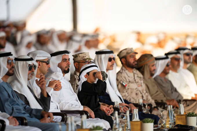 Under the patronage of the UAE President, Hazza bin Zayed attends Union Fortress 10 military parade in Al Ain