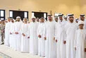 رئيس الدولة وحاكم رأس الخيمة والشيوخ يؤدون صلاة الجنازة على جثمان طحنون بن محمد