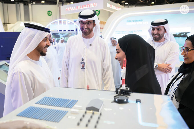 Hamdan bin Zayed visits ADIPEC 2023