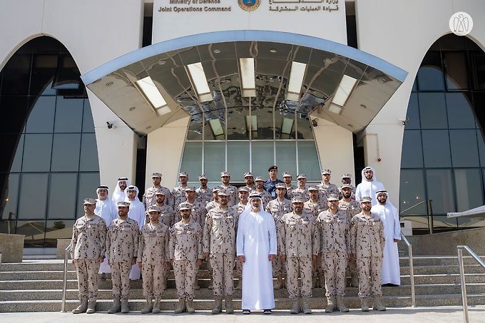 Khaled bin Mohamed bin Zayed visits Joint Operations Command to review Operation Gallant Knight/2 progress