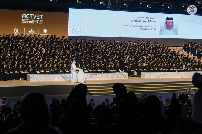 Theyab bin Mohamed bin Zayed attends Abu Dhabi Centre for Technical and Vocational Education and Training graduation ceremony
