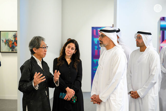 Khaled bin Mohamed bin Zayed inaugurates 15th edition of Abu Dhabi Art