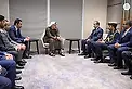 Khaled bin Mohamed bin Zayed meets UAE Embassy staff, military attaché representatives and Japan-based ADNOC employees, in Tokyo