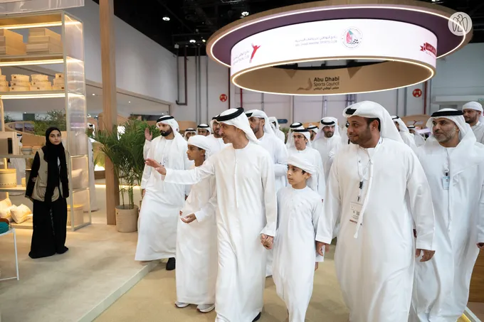 Hazza bin Zayed visits 22nd Abu Dhabi International Hunting and Equestrian Exhibition (ADIHEX)