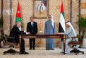 Mansour bin Zayed, Jordanian PM witness signing of agreement to develop railway network in Jordan, establish UAE–Jordan Railway Company