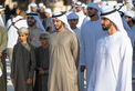 In the presence of Hamed bin Zayed, Khaled bin Mohamed bin Zayed visits Al Hosn Festival