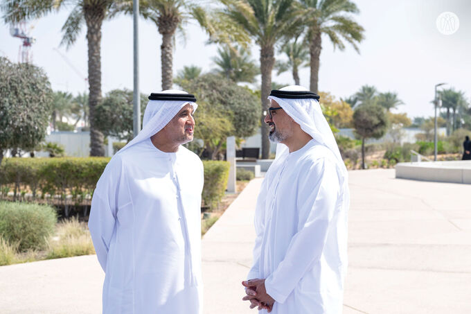 Khaled bin Mohamed bin Zayed attends UAE Tour