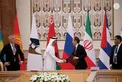 On behalf of the UAE President.. Crown Prince of Abu Dhabi attends Supreme Eurasian Economic Council meeting