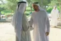 سعود بن صقر يستقبل ذياب بن محمد بن زايد ويطلع على خطة تطوير منطقة "الرمس"