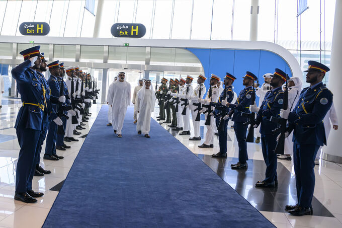 Under the patronage of the UAE President Khaled bin Mohamed bin Zayed attends second group wedding for Ministry of Defence employees