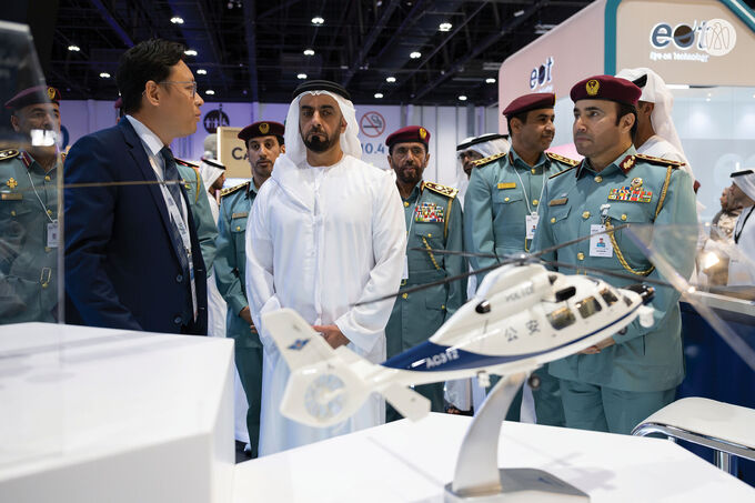 Saif bin Zayed inaugurates 8th International Exhibition for National Security and Resilience