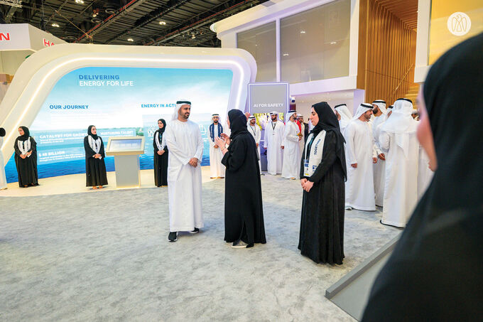 Theyab bin Mohamed bin Zayed visits ADIPEC 2023