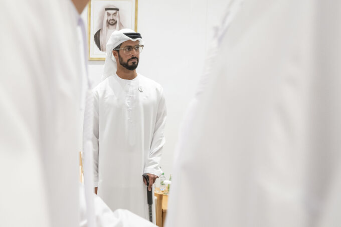 Zayed bin Hamdan bin Zayed attends Salem Khalfan Al Qubaisi wedding reception