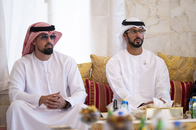 Khaled bin Mohamed bin Zayed offers condolences on the passing of Meera bint Rashid Al Mazrouei