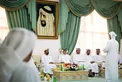 هزاع بن زايد يزور مسلم بن حم العامري في منزله بمنطقة العين