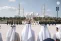 Theyab bin Mohamed bin Zayed attends silent prayer at Wahat Al Karama