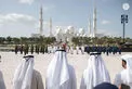 Theyab bin Mohamed bin Zayed attends silent prayer at Wahat Al Karama