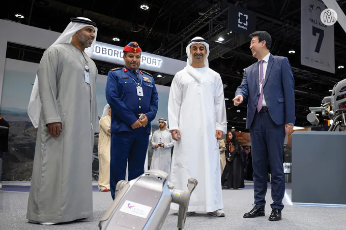 Hamdan bin Mohamed bin Zayed visits UMEX and SimTEX 2026