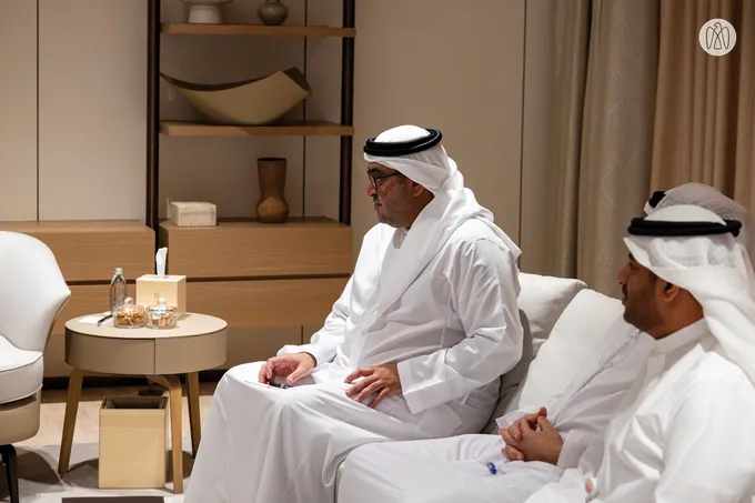 Hazza bin Zayed reviews Khalifa University’s research programmes and scientific initiatives in Al Ain Region