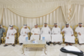 ذياب بن محمد بن زايد يُقدم واجب العزاء في وفاة عبدالرحمن عبدالعزيز العوضي