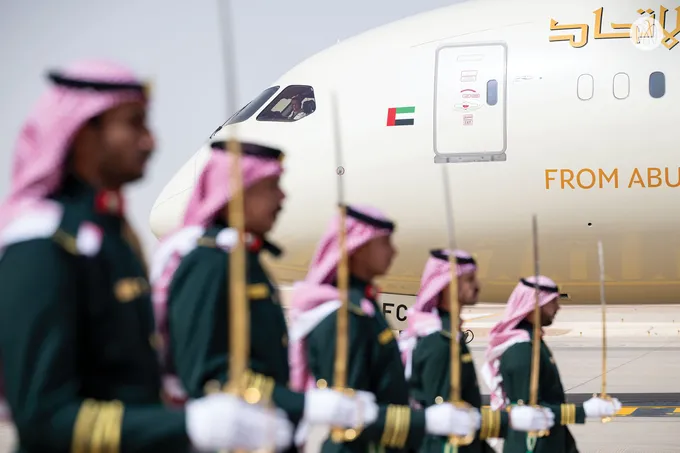 Leading UAE delegation, Khaled bin Mohamed bin Zayed arrives in Riyadh to attend Gulf-US Summit