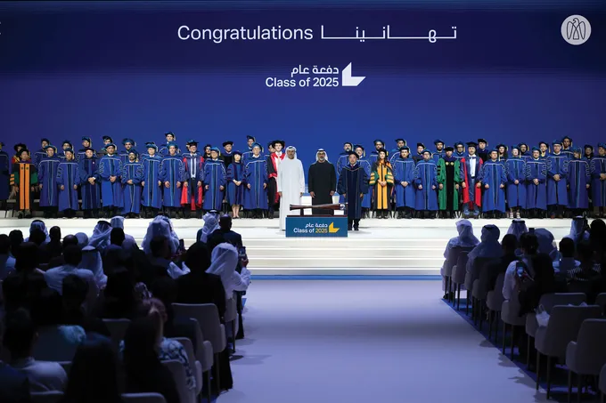 Khaled bin Mohamed bin Zayed attends Mohamed bin Zayed University of Artificial Intelligence 2025 commencement ceremony