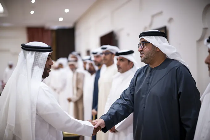 Mohammed bin Hamdan bin Zayed offers condolences on the passing of Fatima Matar Al Shamsi