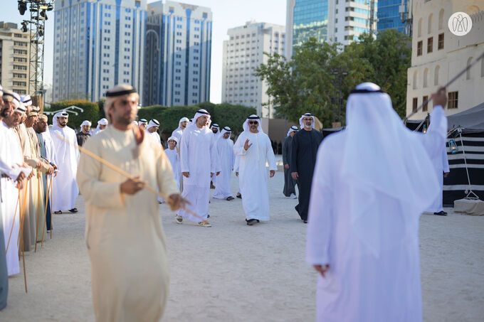 Khaled bin Mohamed bin Zayed reviews Al Hosn Festival’s heritage, cultural and artistic events