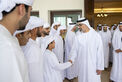 Khaled bin Mohamed bin Zayed offers condolences to Ali, Obaid and Hamad Salem Belhabala Al Ketbi on the passing of their mother