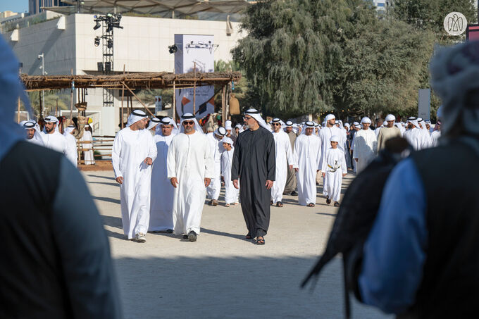 Khaled bin Mohamed bin Zayed reviews Al Hosn Festival’s heritage, cultural and artistic events