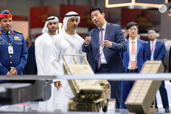 Hamdan bin Mohamed bin Zayed visits UMEX and SimTEX 2026