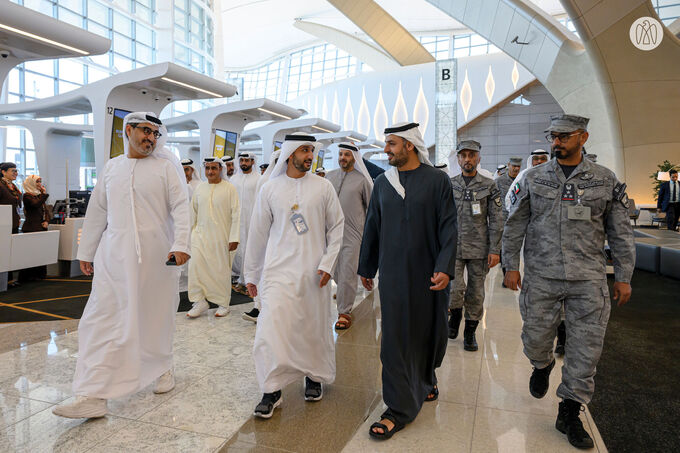 Mohammed bin Hamad bin Tahnoon Al Nahyan attends naming ceremony and brand reveal for Zayed International Airport