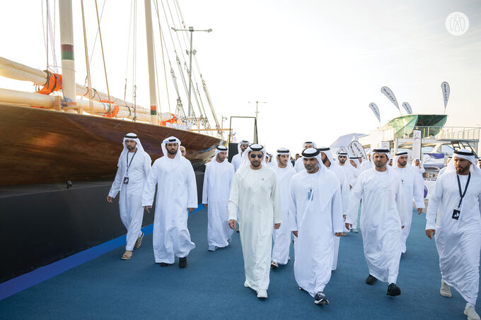 Hamdan bin Zayed visits 6th Abu Dhabi International Boat Show