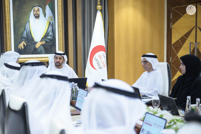 Hamdan bin Zayed chairs Emirates Red Crescent board meeting in Abu Dhabi