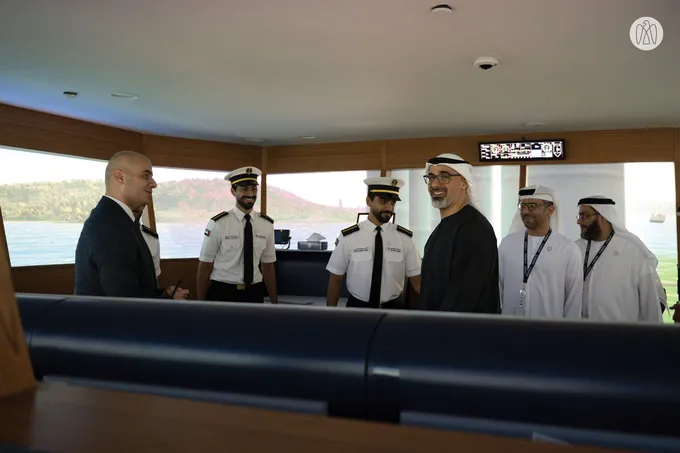 Khaled bin Mohamed bin Zayed tours new headquarters of Abu Dhabi Maritime Academy