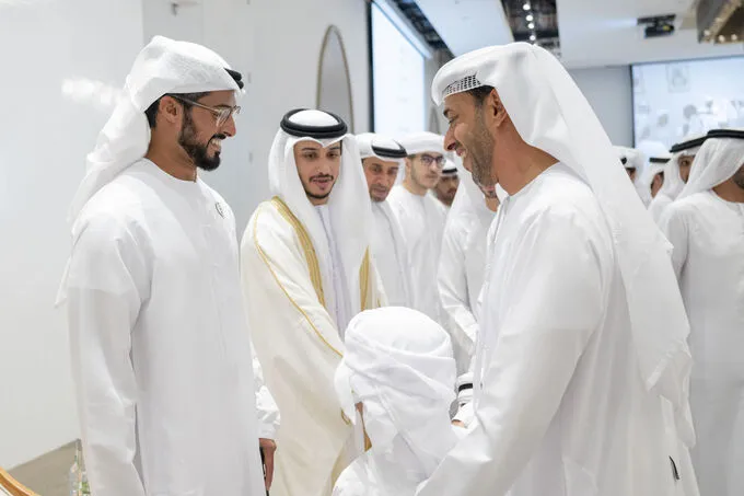 Zayed bin Hamdan bin Zayed attends Salem Khalfan Al Qubaisi wedding reception