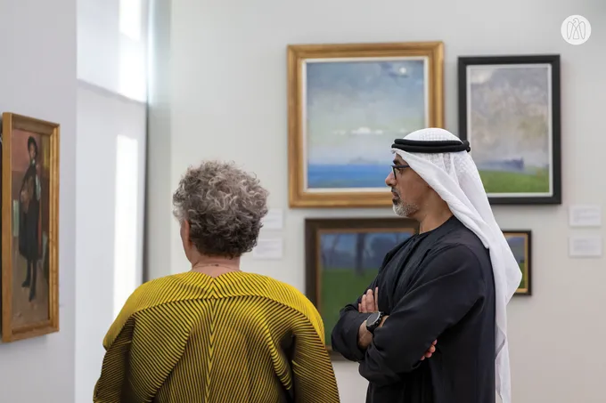 Crown Prince of Abu Dhabi visits National Gallery of Greece in Athens