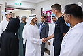 Hamdan bin Zayed visits victims of Syrian earthquake receiving treatment in UAE hospitals under Mother of the Nation initiative