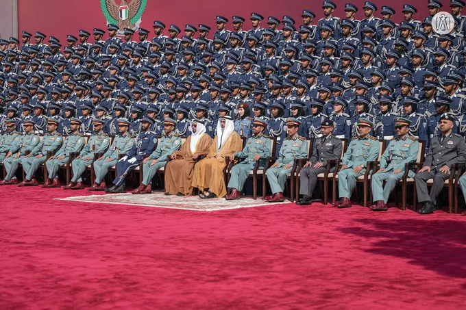 Under the patronage of the UAE President, Khaled bin Mohamed bin Zayed attends Police College graduation ceremony