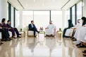 Theyab bin Mohamed bin Zayed receives President of the Republic of Paraguay at Wahat Al Karama