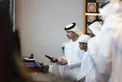 Hazza bin Zayed visits 22nd Abu Dhabi International Hunting and Equestrian Exhibition (ADIHEX)