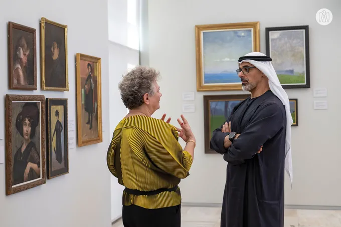 Crown Prince of Abu Dhabi visits National Gallery of Greece in Athens