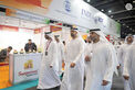 Theyab bin Mohamed bin Zayed visits Abu Dhabi International Food Exhibition and Abu Dhabi Date Palm Exhibition