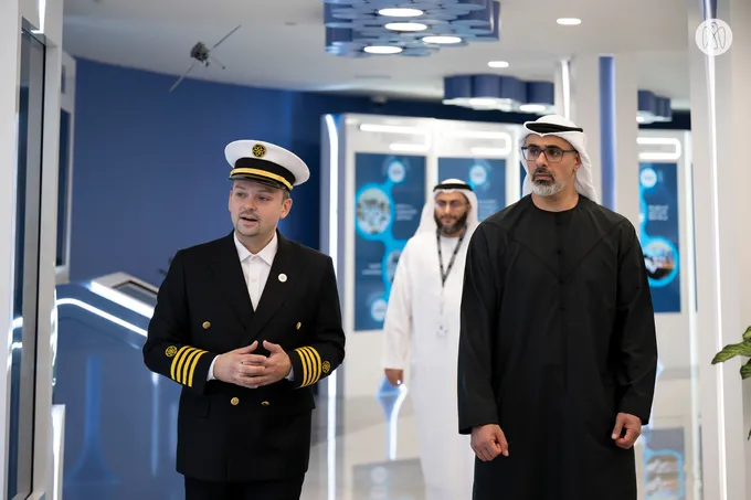 Khaled bin Mohamed bin Zayed tours new headquarters of Abu Dhabi Maritime Academy